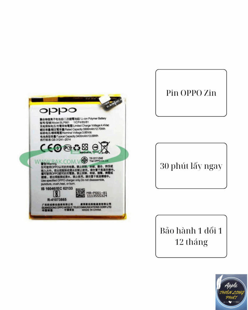 Pin OPPO Find X3/Find X3 Pro Zin