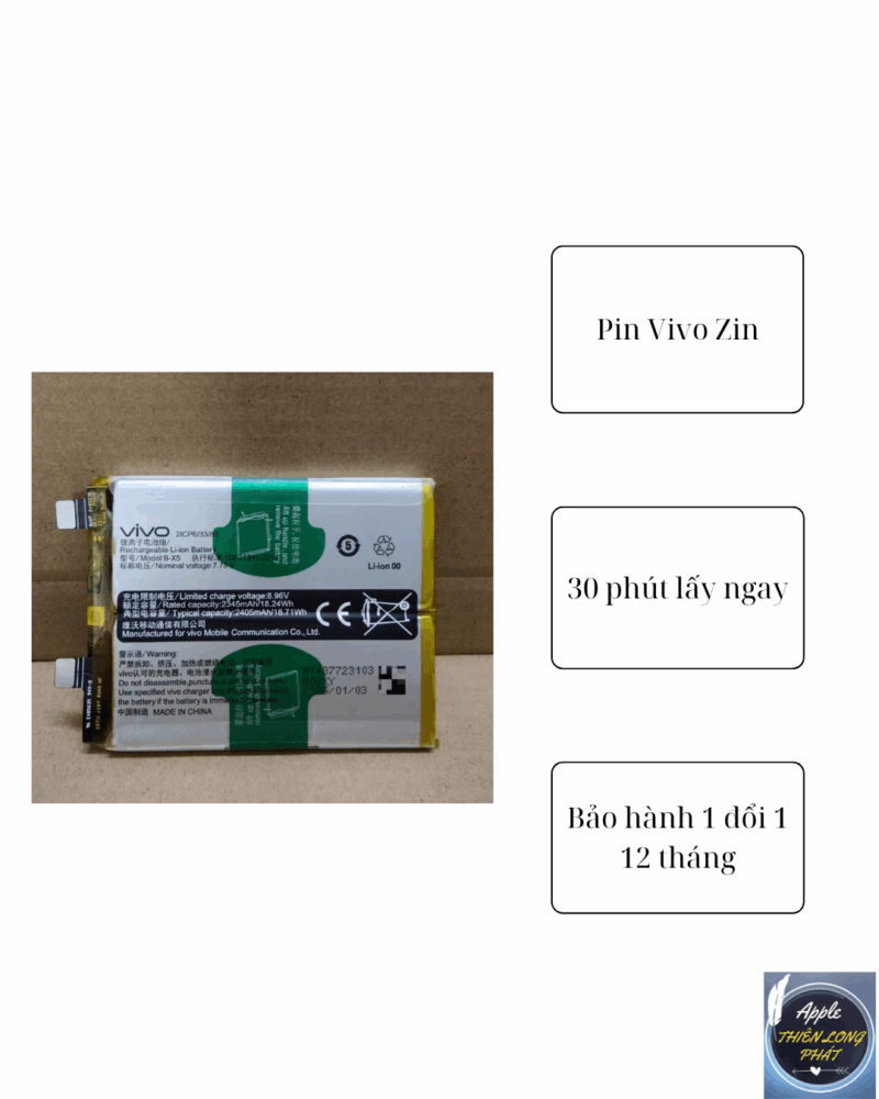 Pin Vivo X80 Pro