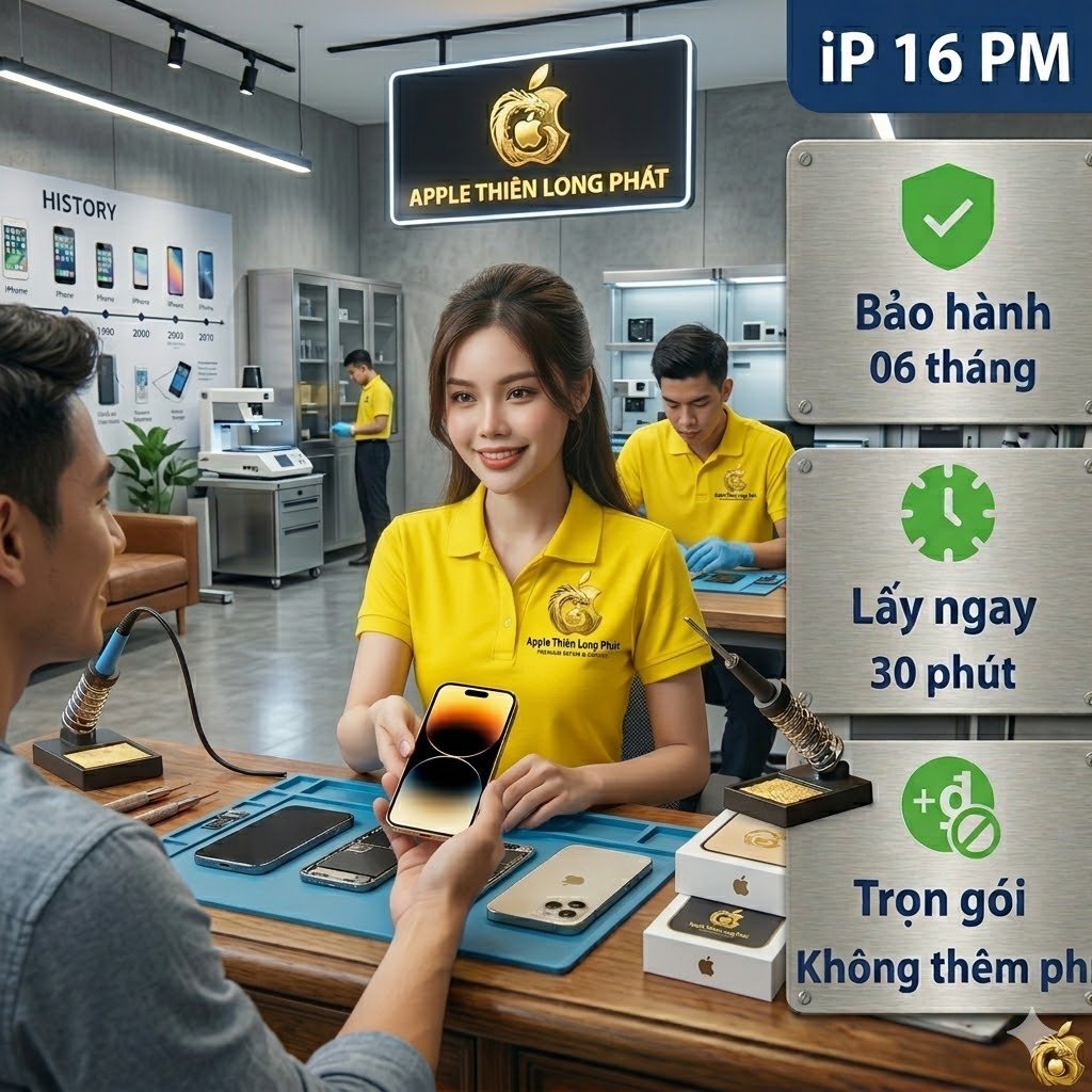 Thay Màn Hình iPhone 16 plus